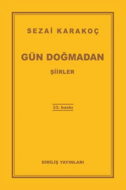 Gün Doğmadan