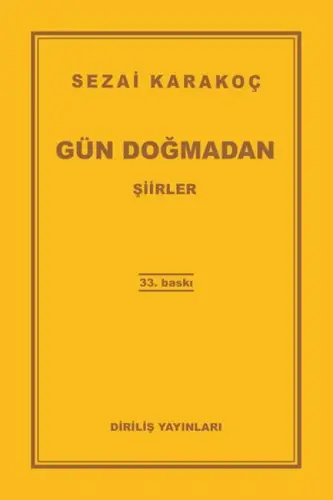 Gün Doğmadan