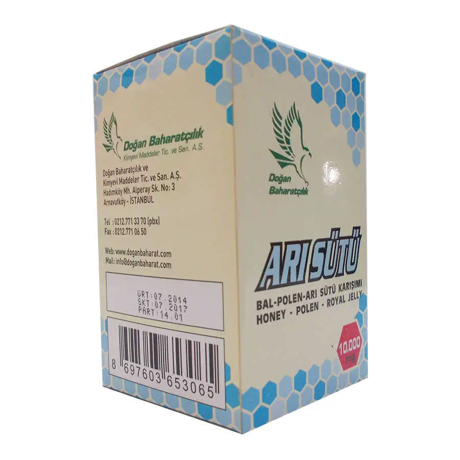 Bal Polen Arı Sütü Karışımı Normal Doz 10000 Mg 4