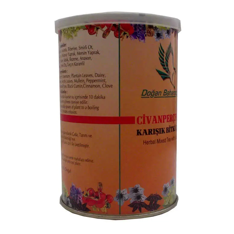 Civanperçemli sel Karışım Çay 100 Gr Teneke Kutu 4