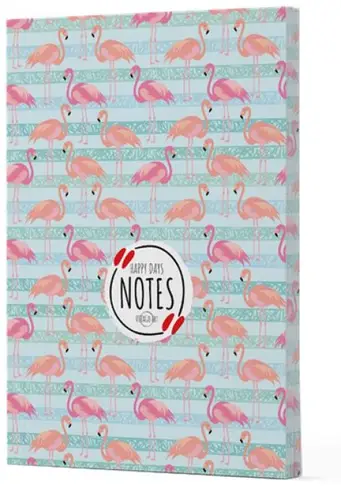 Flamingo 1 - Yan Baskılı Çizgili Defter