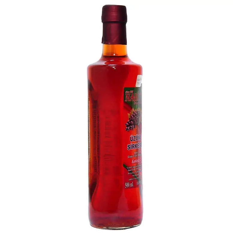 Üzüm Sirkesi Doğal Katkısız Cam Şişe 500 ML 4