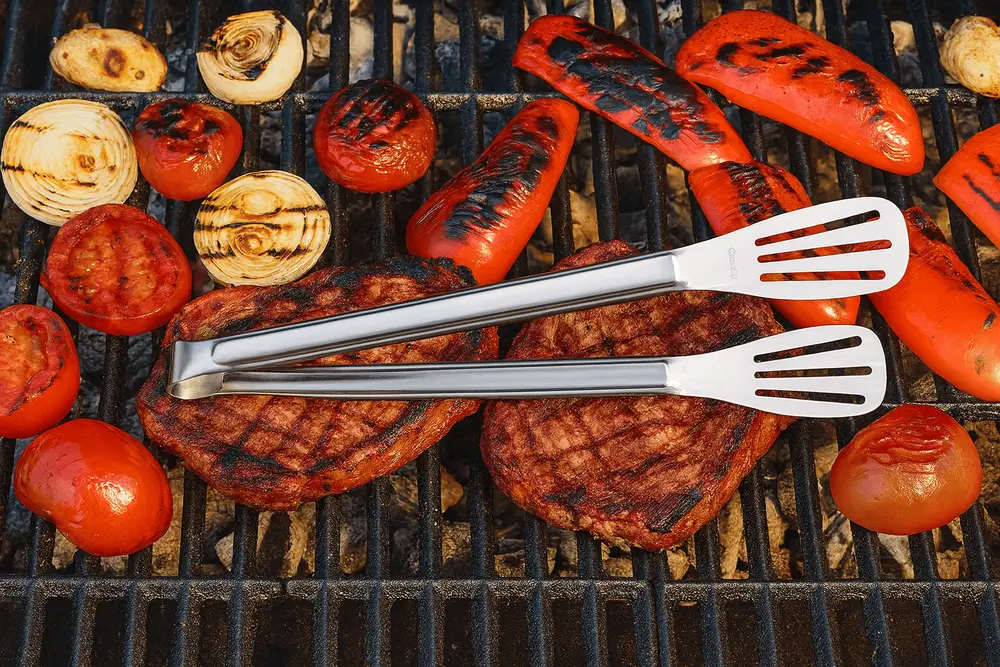 Maşa Paslanmaz Barbekü Maşası - 25 Cm Mutfak Ekmek Maşası 2