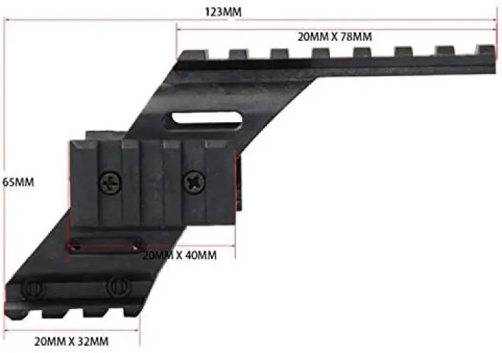 Pol Naylon Fener Lazer Üst Ray 22mm 3