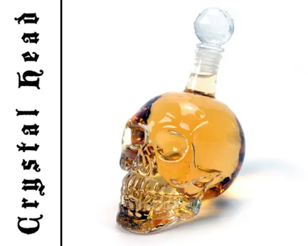 Crystal Head Kuru Kafa Cam Şişe 350 ml 3