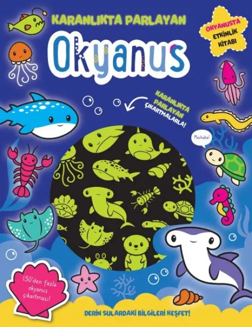 Karanlıkta Parlayan lar - Okyanus (Parlayan Çıkartmalar)