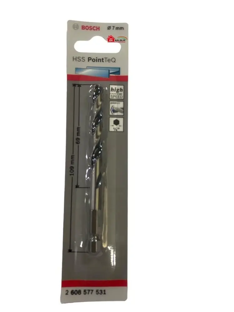 Pointteq Altıgen Şaftlı Hss Matkap Ucu 7 mm 2