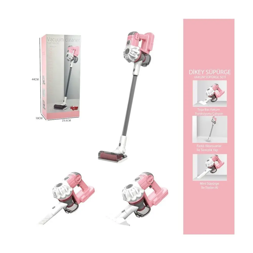 LS8807C - Vardem Dikey Elektrik Süpürgesi Pembe 3 in1 Kapalı Kutu 3