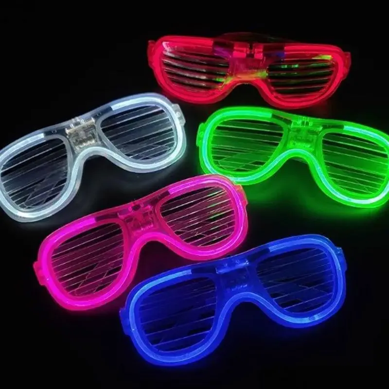 Glow Model Led Işıklı Parti Gözlüğü 3 Modlu 5 Renk 5 Adet 2