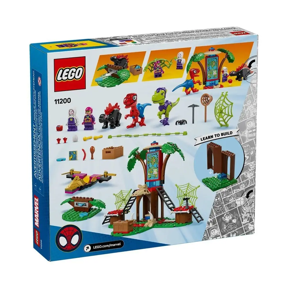 11200 Lego Marvel - Spidey Ağaç Ev Karargahında Saş 143 parça +4 yaş 7