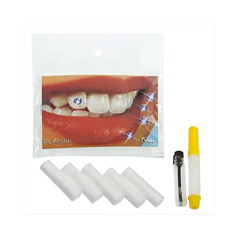 Diş Kristali ve Diş Pırlantası Komple Set - Muhteşem üş Seti