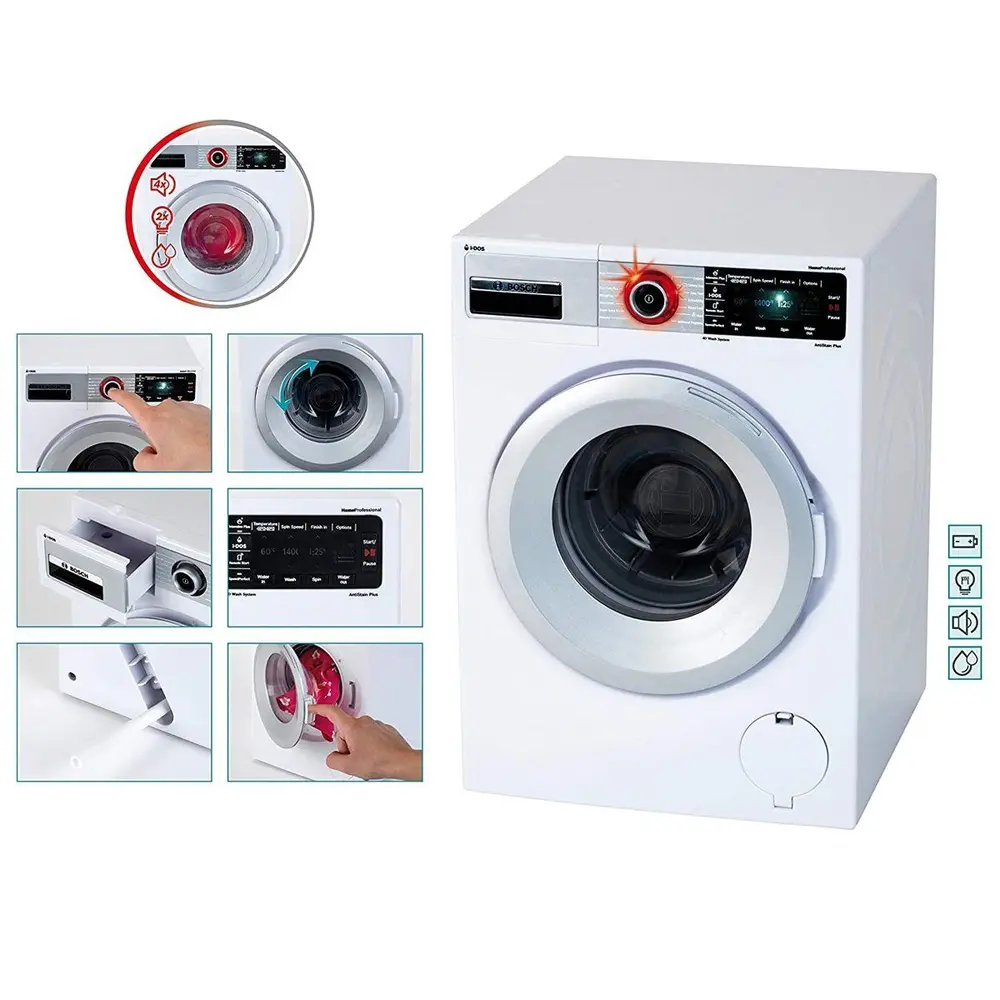9213 Oyuncak Sesli Işıklı Çamaşır Makinesi