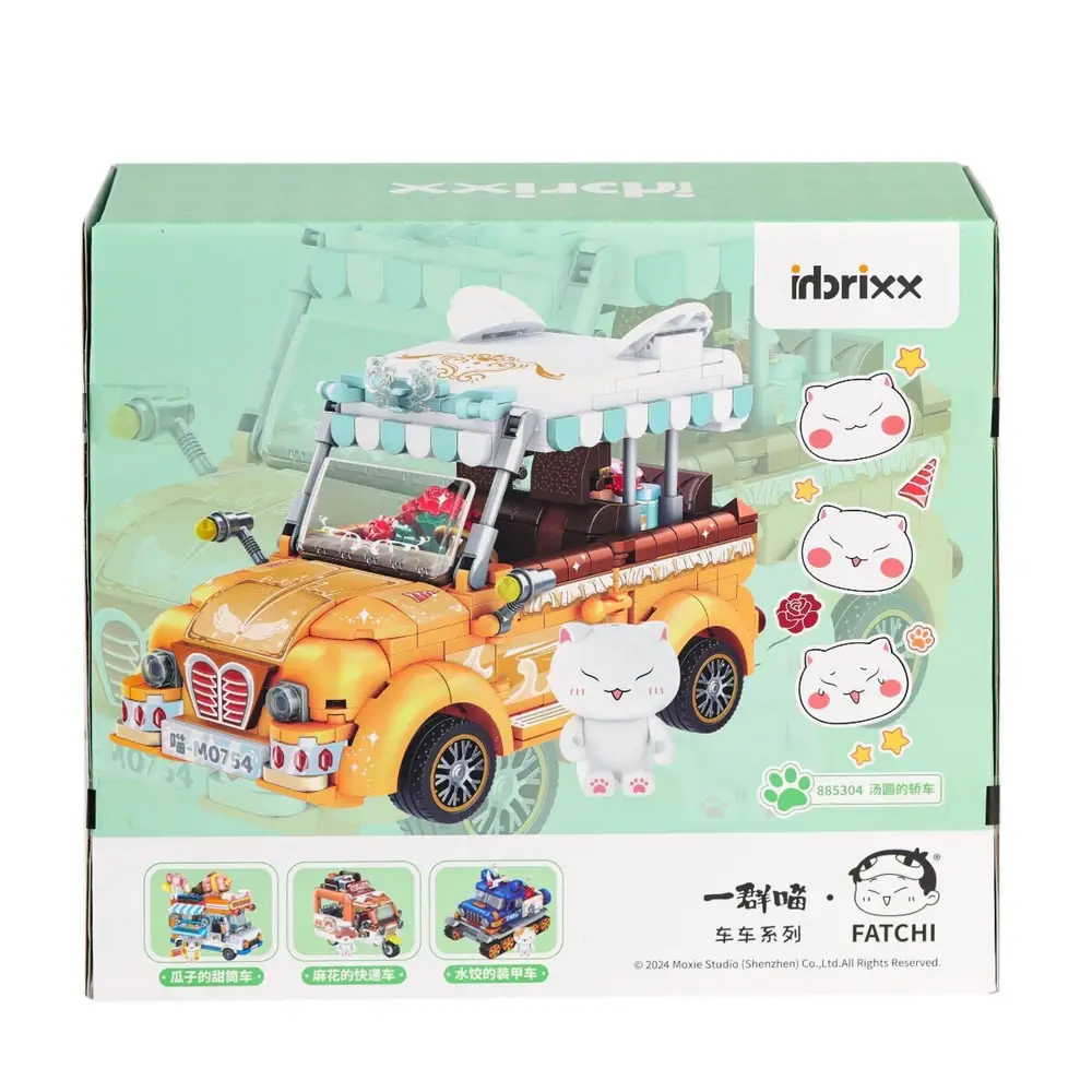 P885304 PANLOS Brick - One Meow Serisi - Tangyuan'ın Arabası 622 Parça Yapım Seti 2