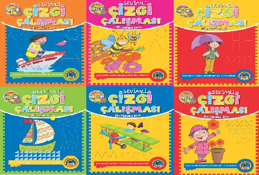 Sevimli Çizgi Çalışması (6 Set)