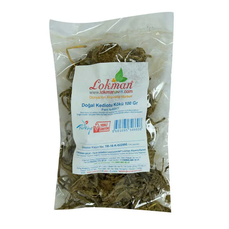Kediotu Kökü Doğal 100 Gr Paket 3