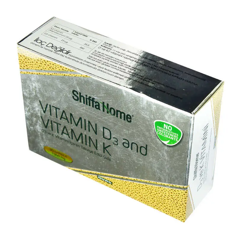 Shiffa Home D3 ve K mini Yumuşak 1300 Mg x 30 4
