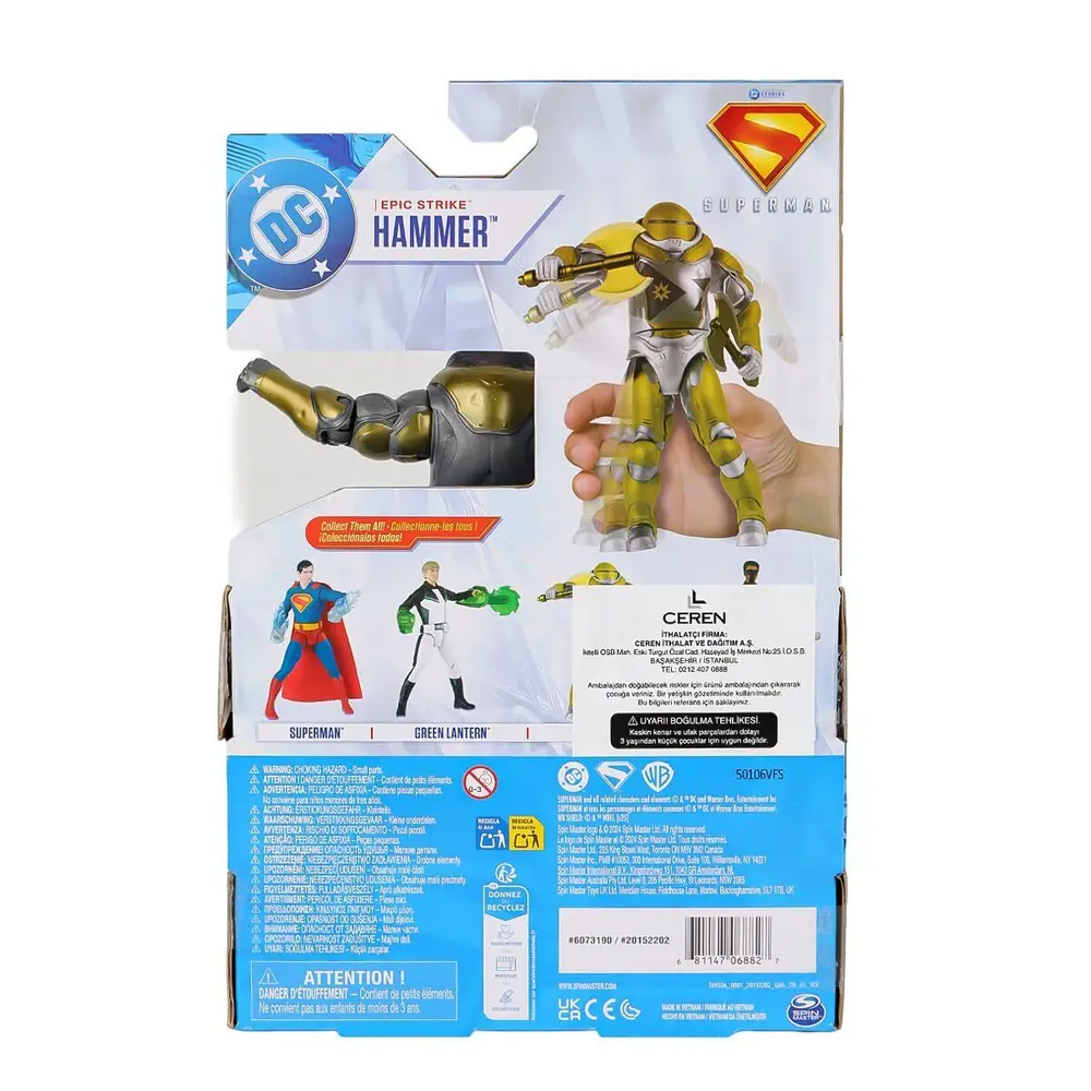 SPM-6073190 Superman Epic Strike  Figür 4