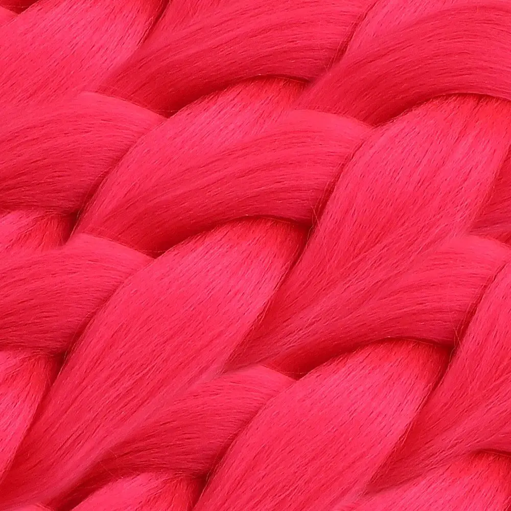 Afrika Örgüsü Ve Rasta İçin Sen  / Koyu Pembe 3