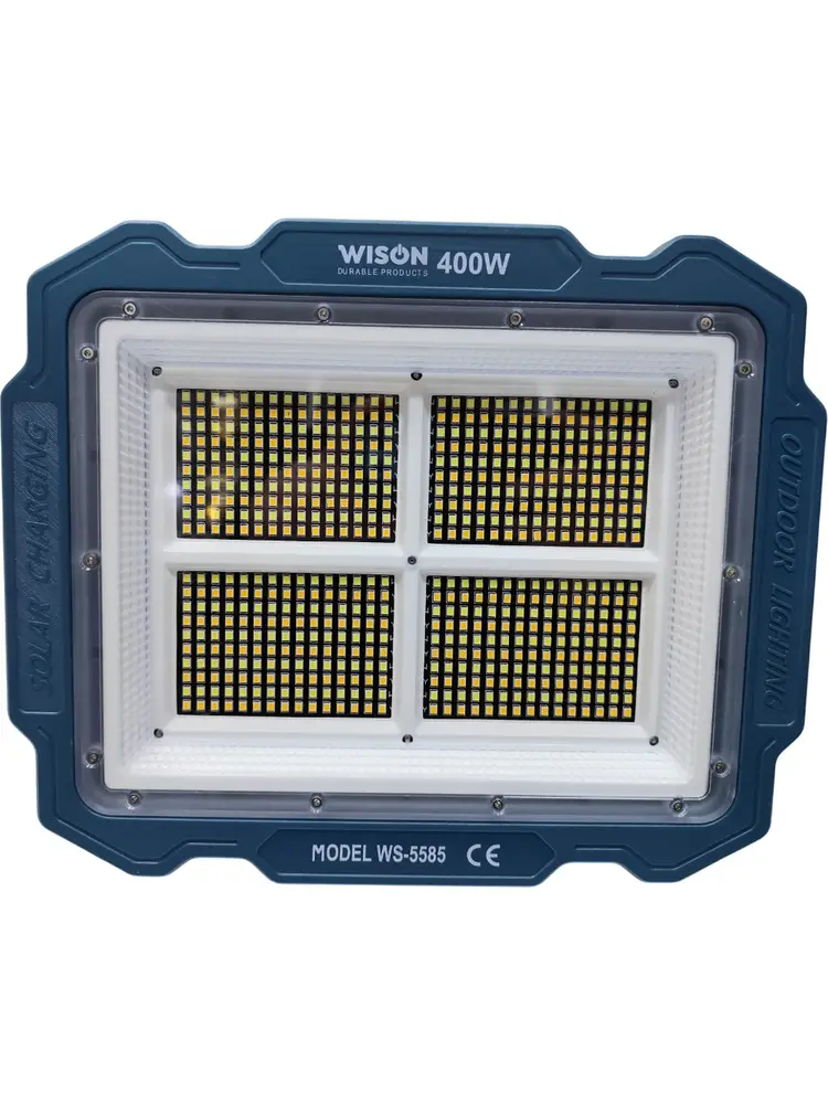 Wıson WS-5585 Çok Fonksiyonlu 3 Solar Panelli 400W Spot Aydınlatma 2