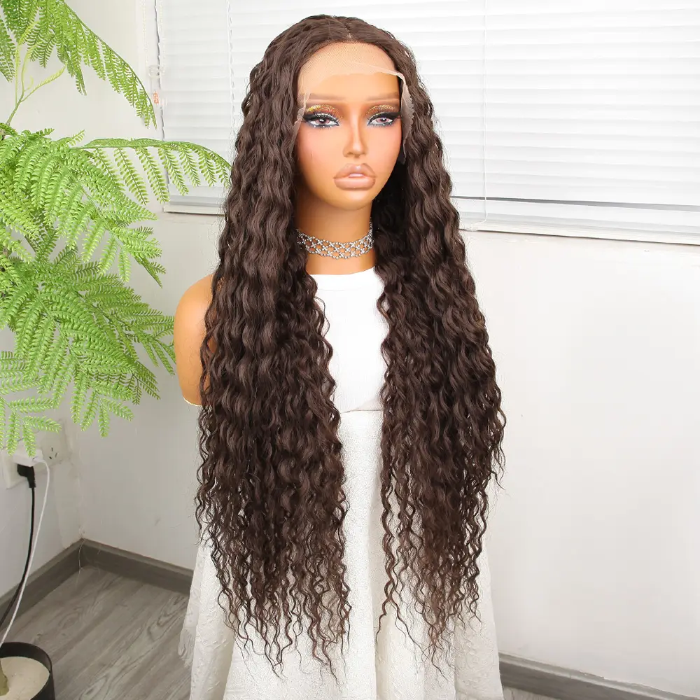 Afro Daa Kumral Fiber Sen Tül Peruk 2