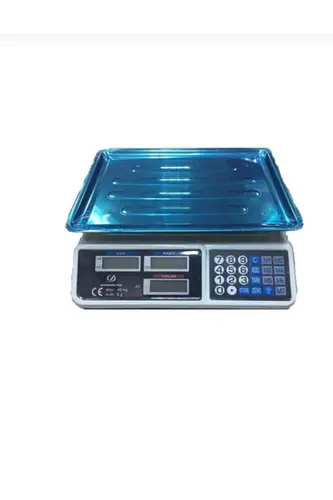 Metal Ölçüm Tartısı Elektronik Terazi Bakkal Man Market Ve Pazarcı Tartısı 40kg