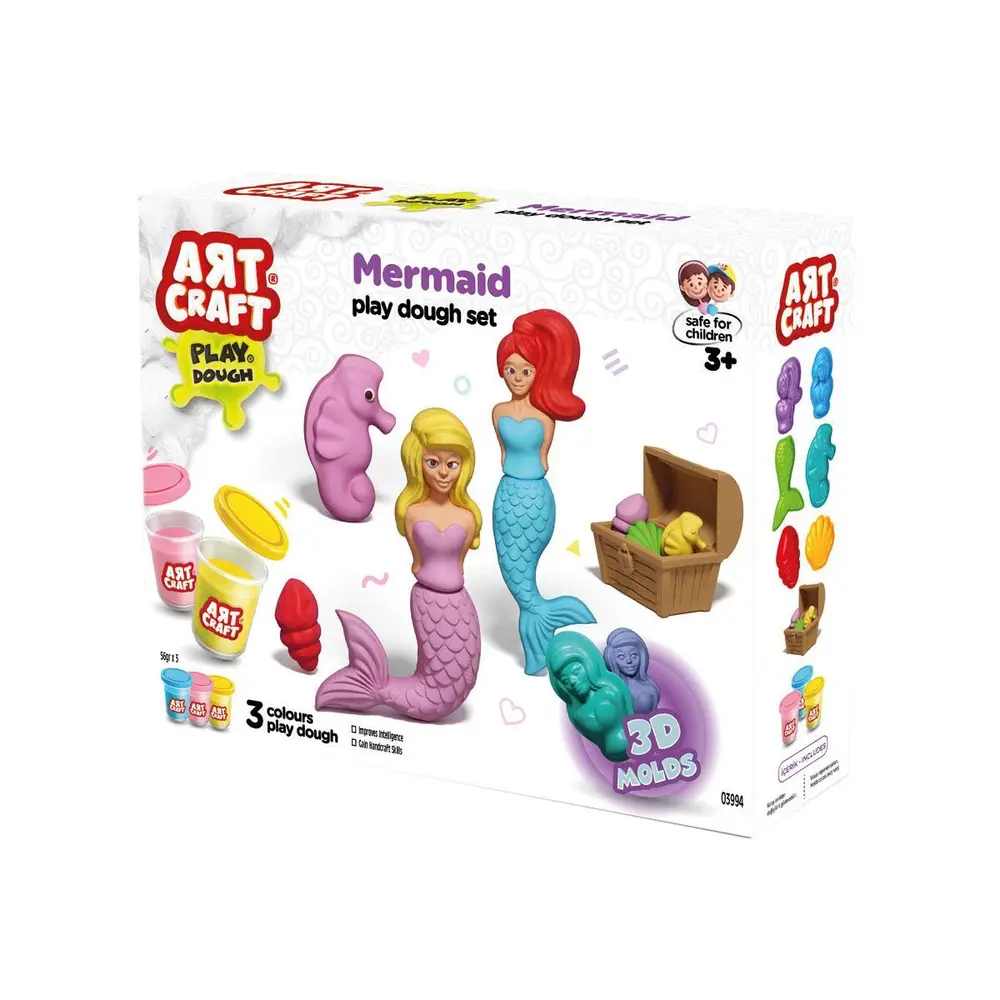 03994 Art Craft Deniz Kızı Hamur Set 168 Gr -Fent 3