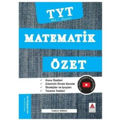 Delta Kültür YKS TYT 1. Oturum Matematik Özet (Yeni)
