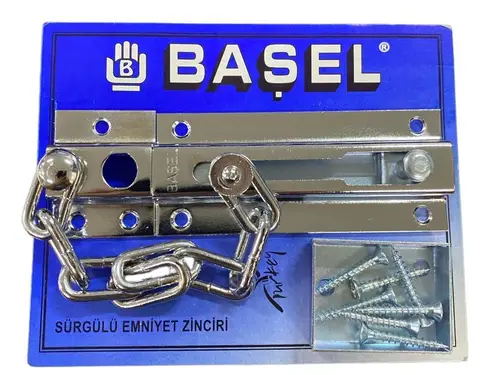 Başel Sürü Kapı Emniyet Zinciri Krom