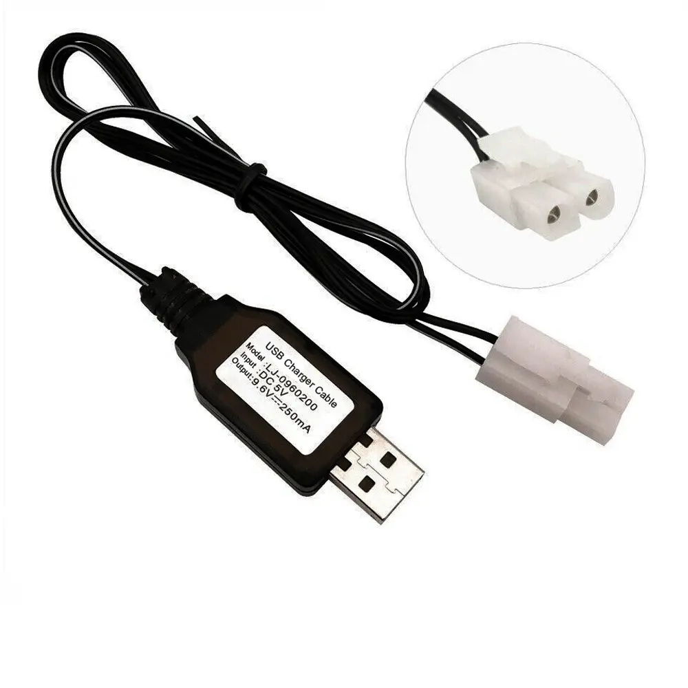 Sertec 9.6V NI-CD / NI-MH Oyuncak Batsı USB Şarj Kablosu