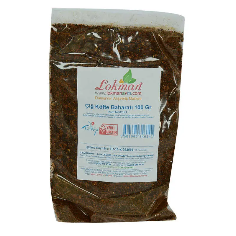 Çiğ Köfte Saf Baharatı 100 Gr Paket 3