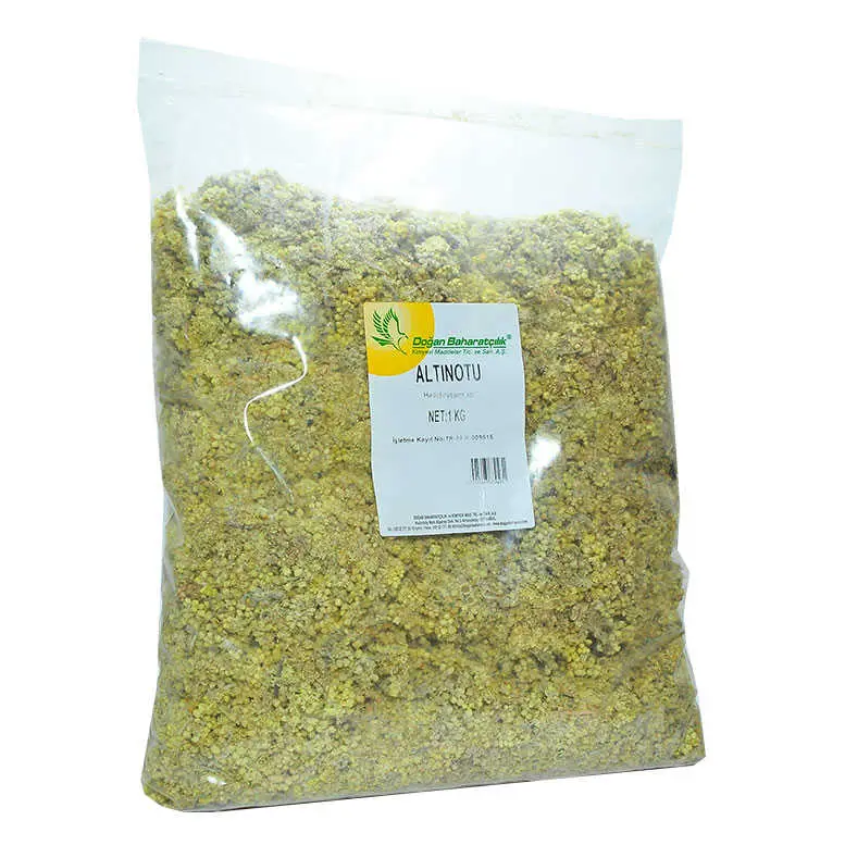 Altın Çiçeği Otu Doğal Ölmez Çiçek 1000 Gr Paket 4