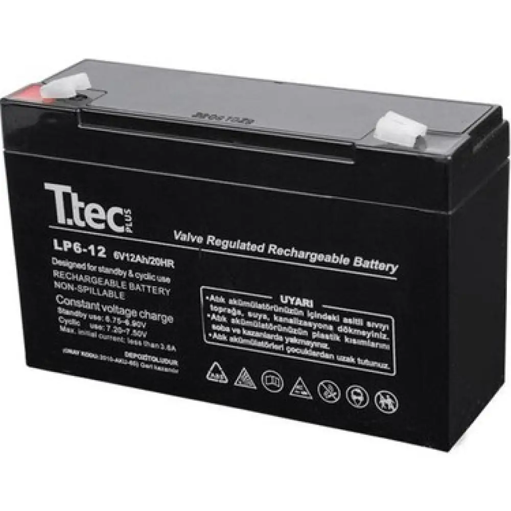 TTEC 6V 12 AH Kuru Bakımsız Akü