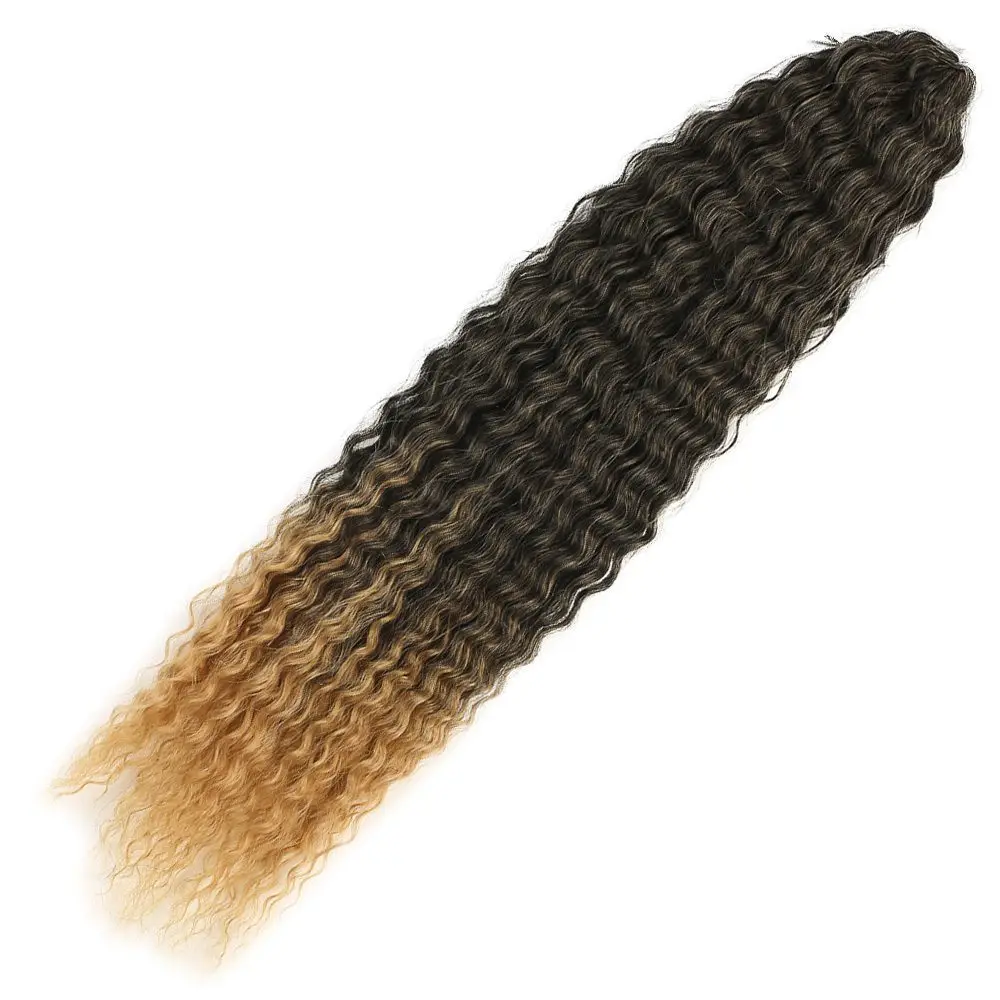 Brazilian Afro Daası / Siyah / Karamel Ombreli