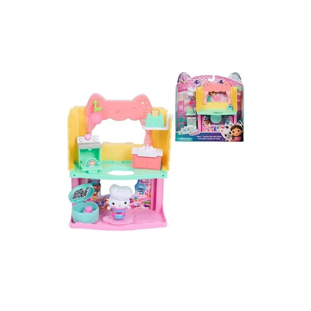 S00006727 SUN-SPM-FİGÜR SET GABBY S DOLLHOUSE MUTFAK SET/BANYO SET 10PRÇ.2A. 2