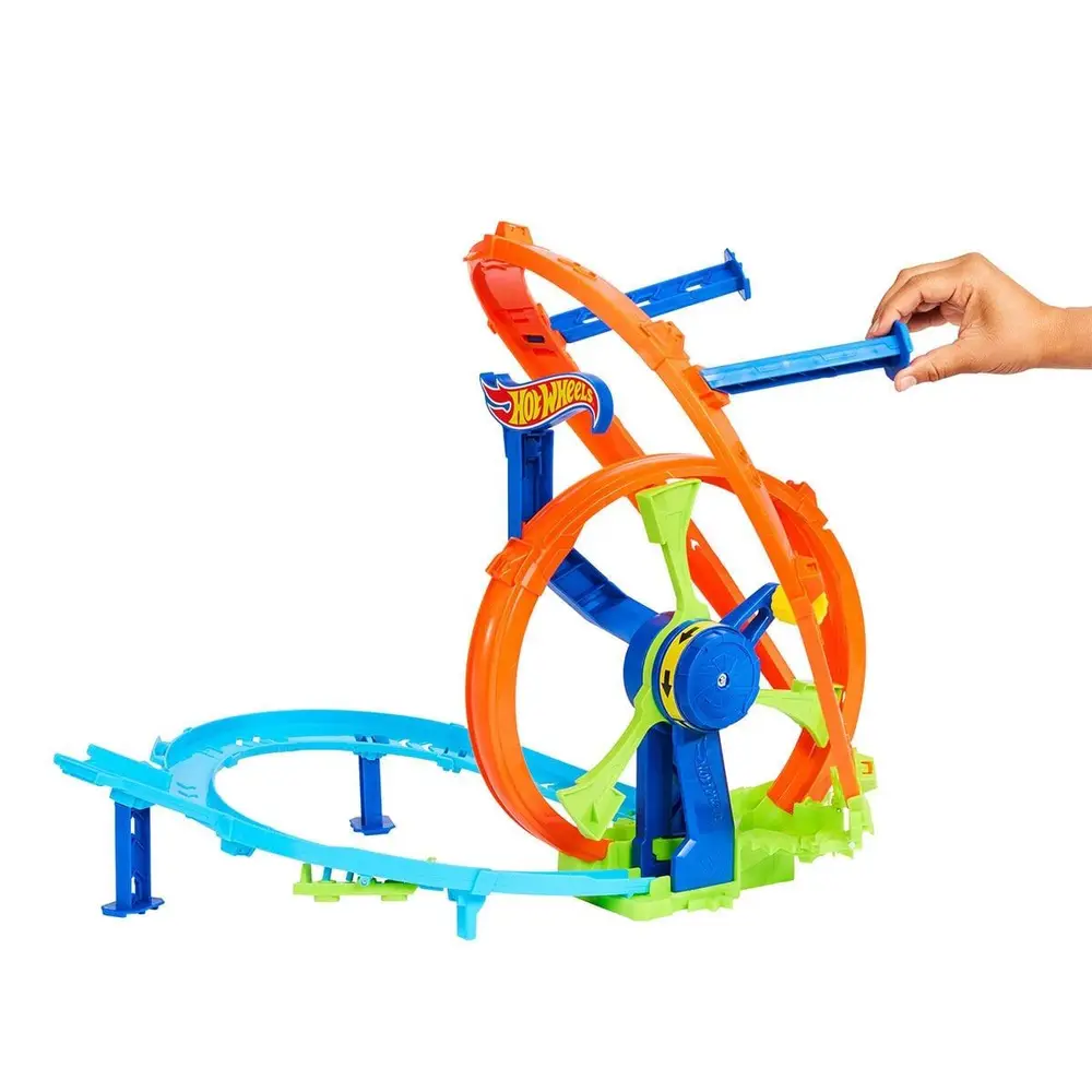 JBX65 Hot Wheels Hızlı Fırlatma ve Döngü Parkuru Oyun Seti 5