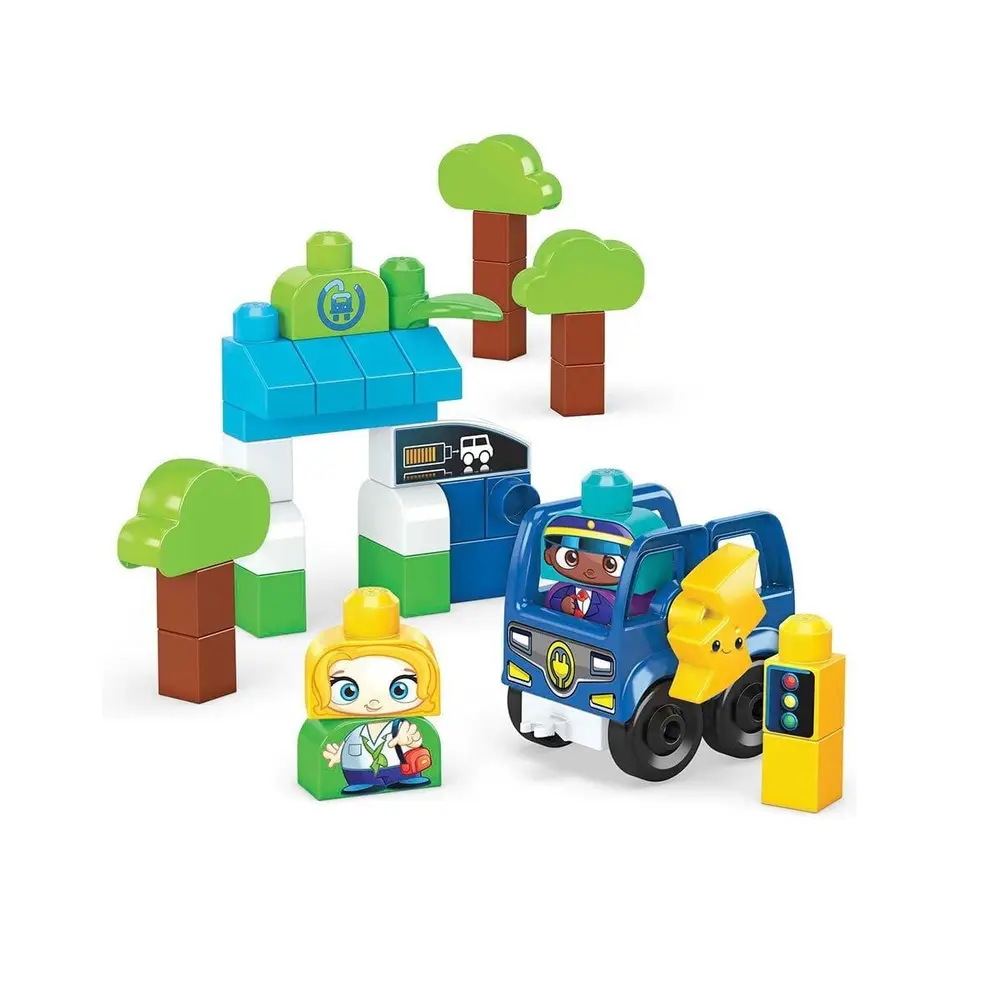 HDX90 MEGA BLOKS® Doğa Dostu Otobüs Seti 36 parça +1 yaş 2