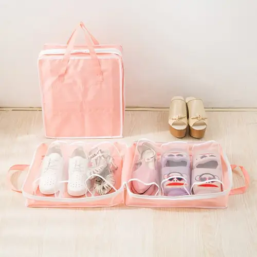 Shoe Tote Ayakkabı SAKLAMA ve TAŞIMA Çantası (Pembe)