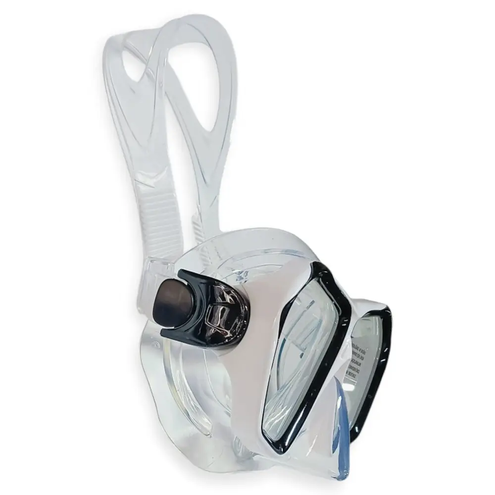 red Camlı Premium Dalış Maskesi ve Snorkel Yetişkin - Siyah - 1 ADET 3