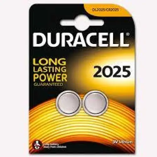 CR 2025 Lityım Pil 3 Volt 2 li