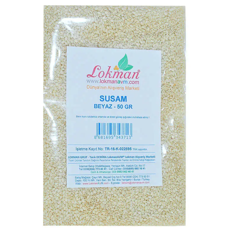 Susam Beyaz 50 Gr Paket 3