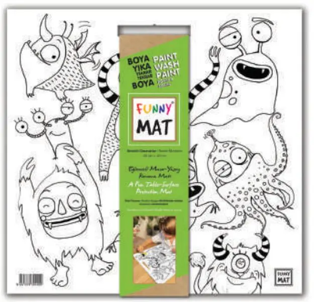 Funny Mat - Sevimli Canarlar 40x40cm