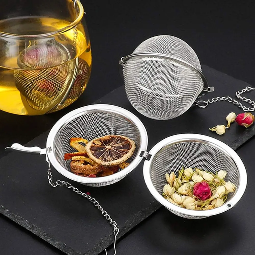 Paslanmaz Çelik Çay Demlik Küre Kilitleme Çay Topu 3