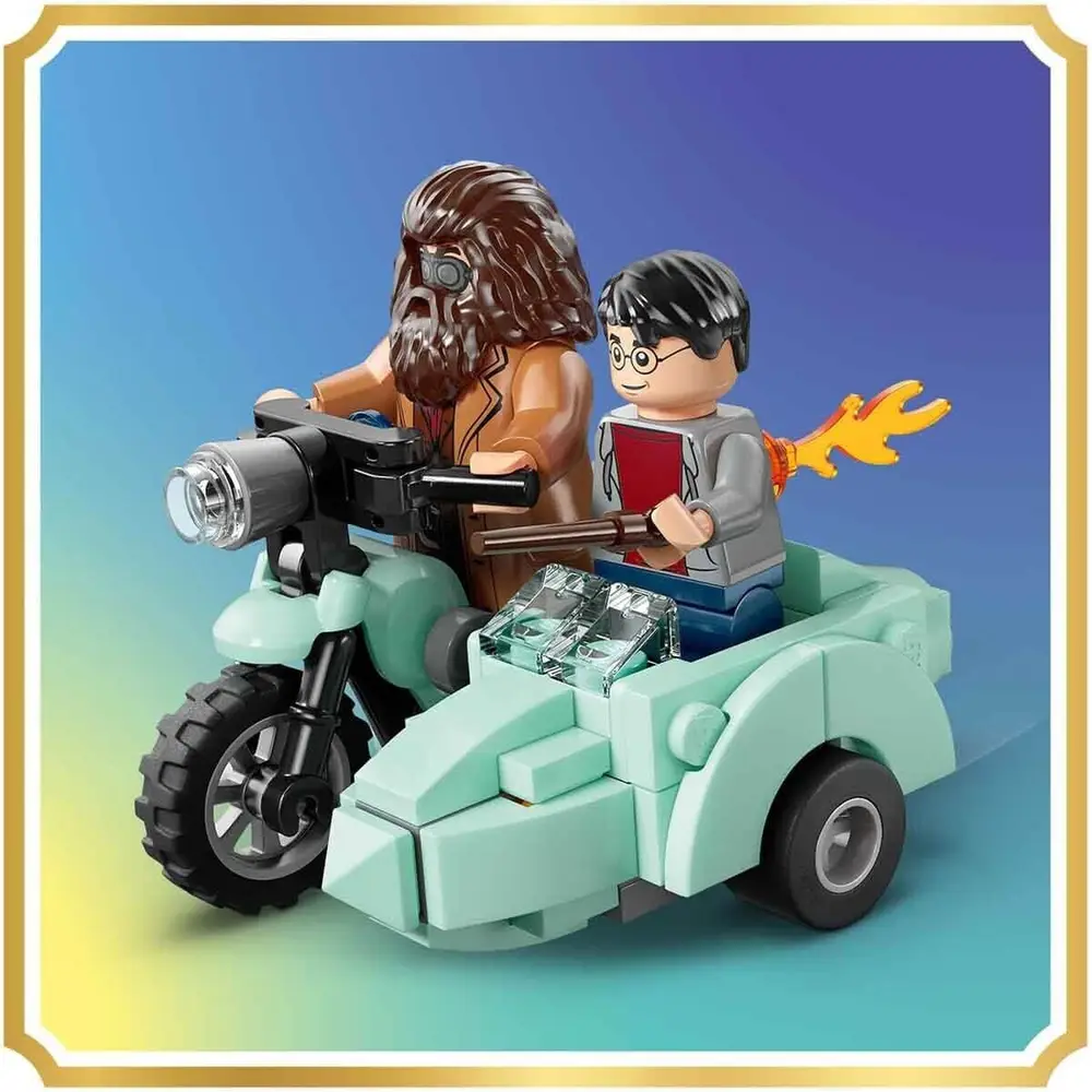 76459 Lego Harry Potter Hagrid ve Harrynin Privet Drive Kaçışı 124 parça +8 yaş 5