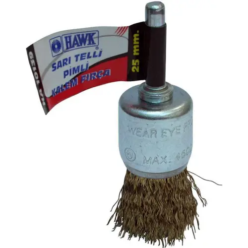 10141 17 mm Sarı Telli Pimli Kalem Fırça