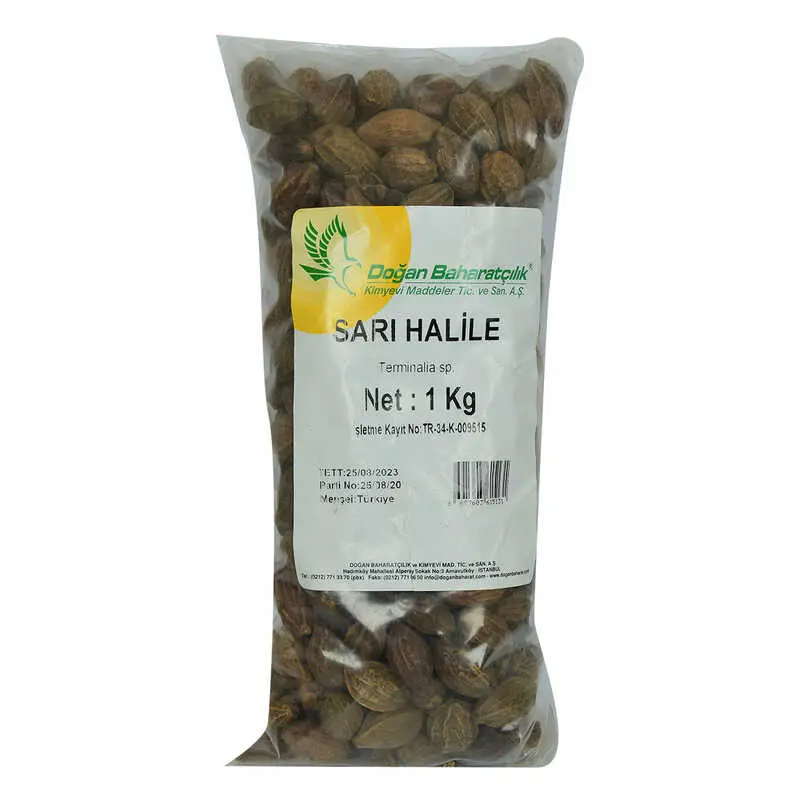 Doğal Sarı Halile Çekirdeği Sarı Helile 1000 Gr Paket 3