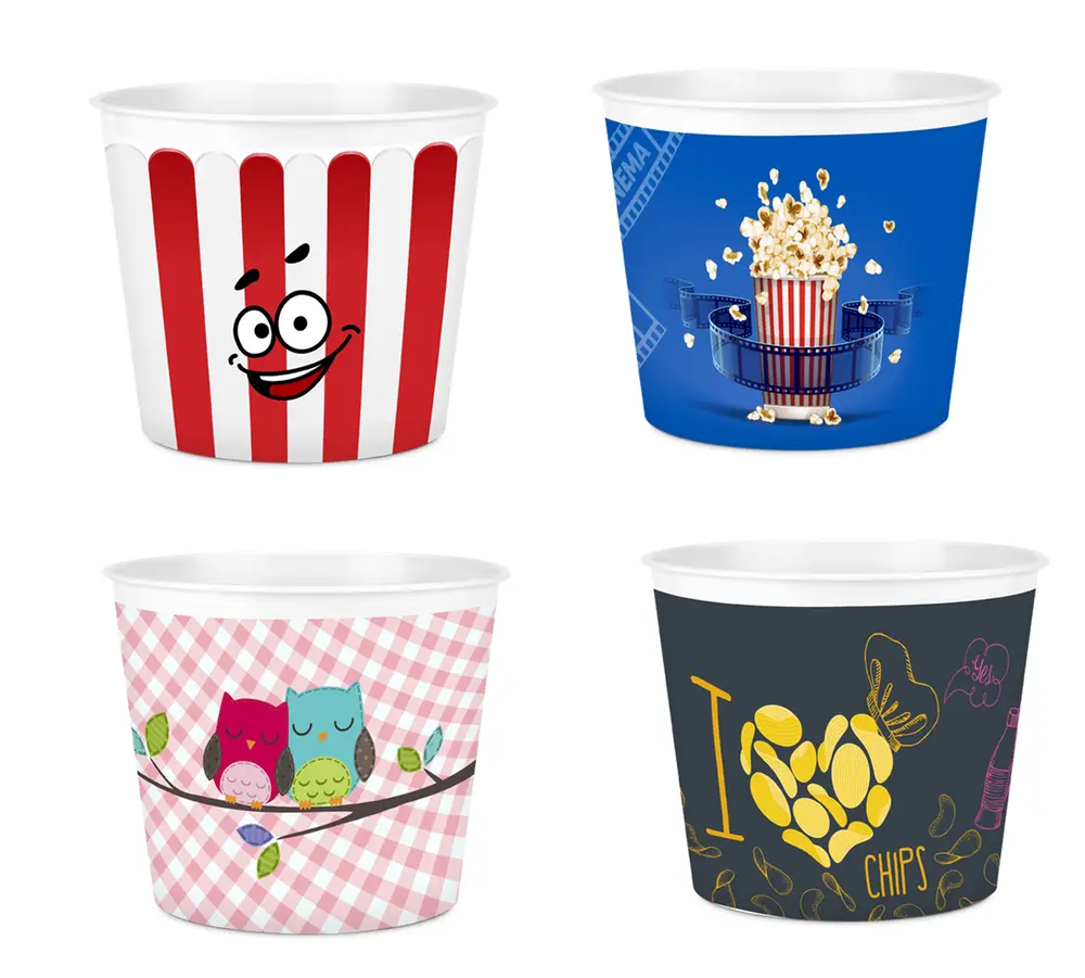 Popcorn Mısır Kovası Dekoratif 3