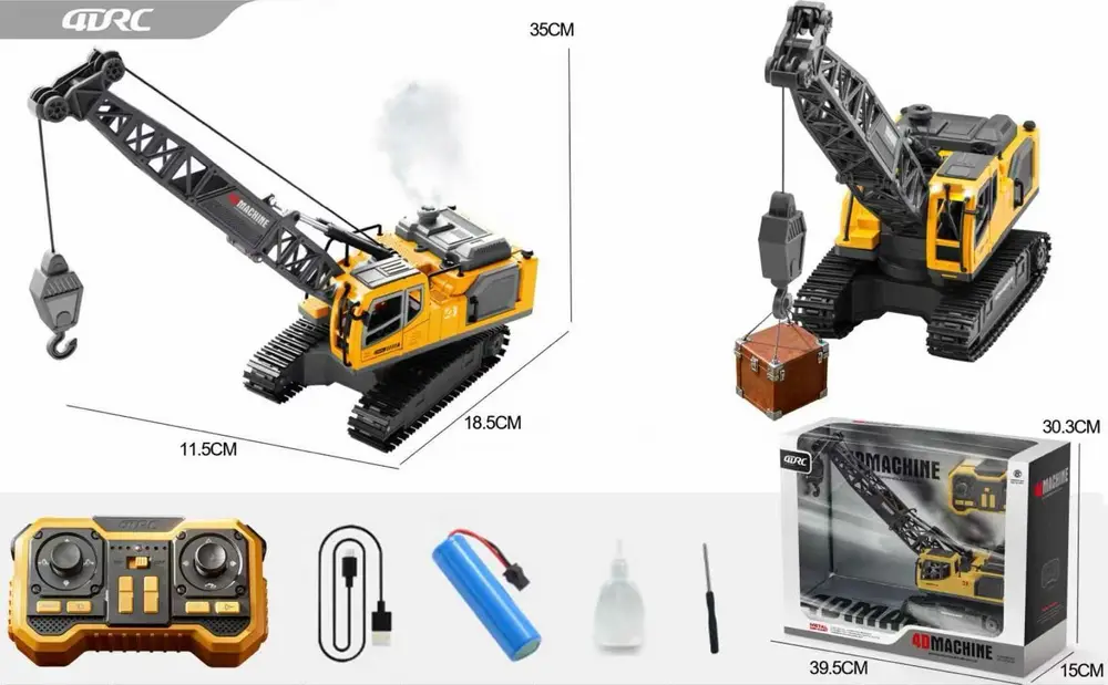 4D-E4 12 FONKSİYONLU FARKLI KONTROLLÜ VİNÇ 2