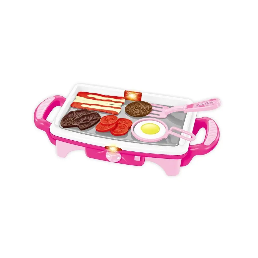 QF2908P-1-QF2908G-1 Işıklı Aksesuarlı Teppanyaki Izgara -Vardem Oyuncak 2