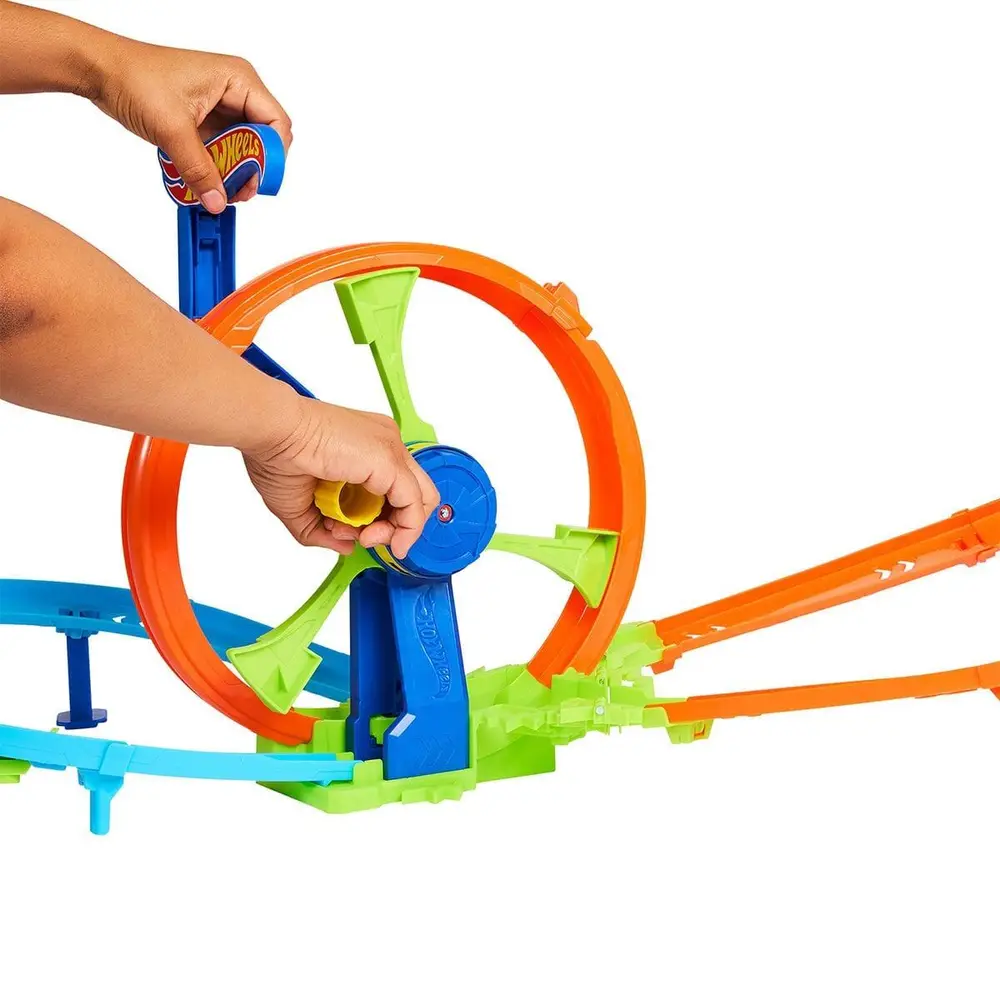 JBX65 Hot Wheels Hızlı Fırlatma ve Döngü Parkuru Oyun Seti 6
