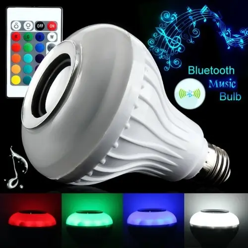 Kumandalı Bluetooth Disco Ampul RGB 2